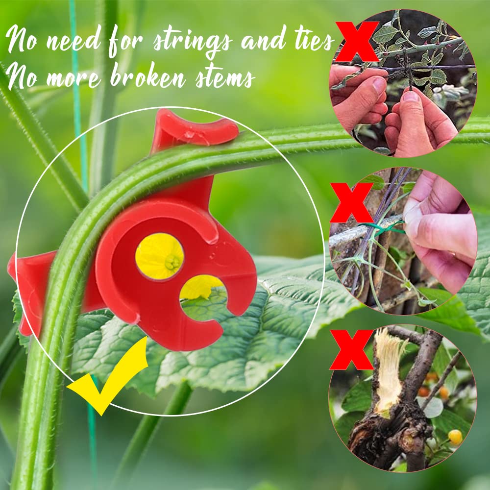 30 Pack Plant Bender Angle Adjustable Plant Training Clips Low Stress Training Clips 90 Degrees Plant Stem — view 3