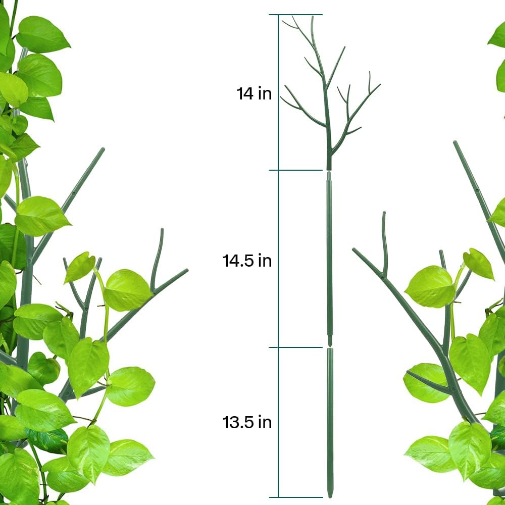5 Sets Twig Plant Support Stakes Branch Plant Sticks for Indoor Plants Plant Holder Stick Plant Support Structure — view 2