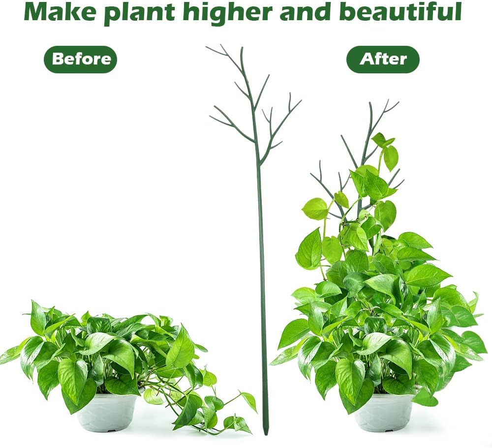 5 Sets Twig Plant Support Stakes Branch Plant Sticks for Indoor Plants Plant Holder Stick Plant Support Structure — view 5