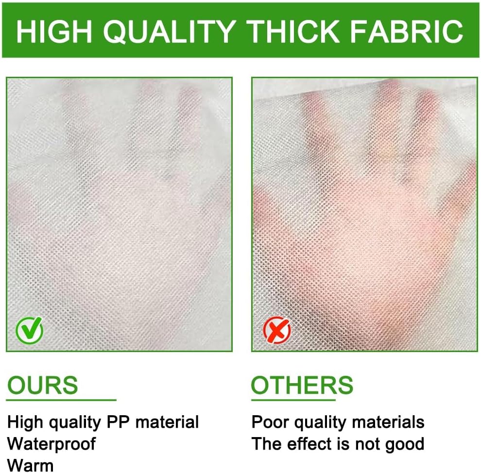 Plant Covers Freeze Protection Winter Reusable Plants Jacket Frost Blanket Warm Reusable Plant Cover Bags for Winter Frost Sun Outdoor Garden Plants Protection — view 6